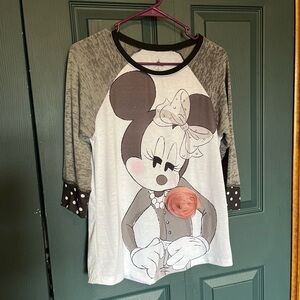 Disney Minnie Mouse Women’s Shirt Top Medium NWOT